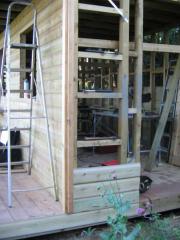 still havent finished the roof yet..! of shed - Head Weeders Office, 