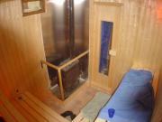 Seating and heating area of shed - O Sauna In Garden, 