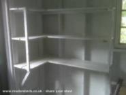 Ze Pink Shed: interior shot - shelving