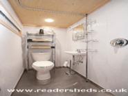 Bathroom of shed - Twelve Cubed, British Columbia