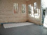 Insulation a must 50mm floor and roof 25mm walls-very effective with ventilation through woodburner of shed - Heavenshed, 