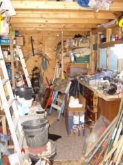 Inside of shed - Luxury Shed, 
