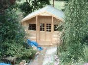 close up of shed - cottage in the woods, 