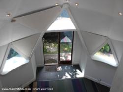 View from Mezzanine of shed - Dome Experiment, Lancashire