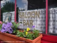 Saloon Bar Windows of shed - The Queen Victoria, Kent