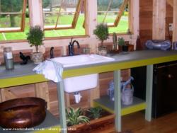 Deep potting sink and counter of shed - The Chautauqua, New York State