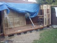 This is the shed at the moment it has no front as I'm building the doors. of shed - toolboxtan, Greater London