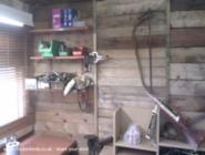 Nice and tidy inside of shed - Alan's Shed, Greater London