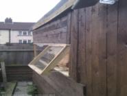 The shed has an opening windows of shed - Alan's Shed, Greater London