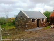 frontview of shed - an teach beag ar an mby Beilge, Clare