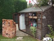 front view of shed - happy hours , Kent