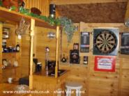 darts board of shed - peppermint patio, 