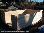 Simply slots together of shed - Demolished since, 