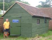 front of shed - Villa des Tilleuls, Hampshire