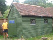 side of shed - Villa des Tilleuls, Hampshire