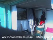chalet 8, madeira drive: painting inside