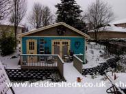 Shed across the creek: cold