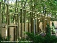 Frame of shed - Long Pool Shed, 