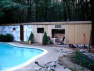 Part Clad of shed - Long Pool Shed, 