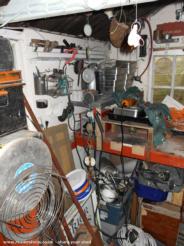 the workbench of shed - Clivey's Shed 2014, Hertfordshire