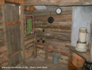 Kitchen of shed - House of Fallen Timbers, Illinois