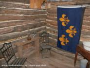 Livingroom of shed - House of Fallen Timbers, Illinois