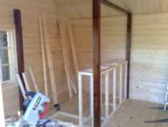 Bar in progress of shed - The Plum Tree Arms, East Riding of Yorkshire