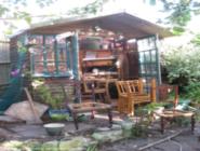 Exterior & chairs to be restored of shed - Heaven Shed, 