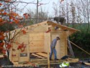 Build under way of shed - Dingle Nook, 