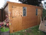 Front View of shed - Andrew's Shed, 