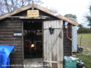 outside of shed - the duck and dumper, 
