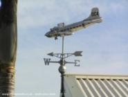 DC4 weather vane 001 (50-50) of shed - ManBower, 