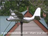 Plane Whirligig inspiration of shed - ManBower, 