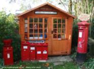 General front view of shed - Colne Valley Postal History Museum, Essex