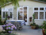 front and patio of shed - Little Oasis, Berkshire
