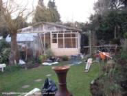 Under construction of shed - Little Oasis, Berkshire