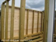 First Side of cladding up of shed - , 