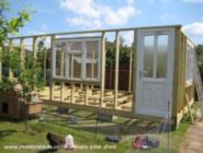 recycled Windows and doors of shed - , 