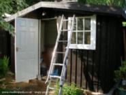 Outside - work in progress of shed - Simply , 