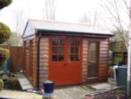 Front view of shed - 3A, 