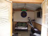 opened doors of shed - The garden shed, 