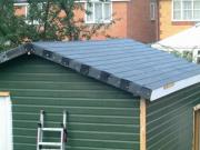 The roof is almost finished of shed - T H E shed, 