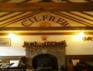 fireplace of shed - Masons Arms, Neath Port Talbot