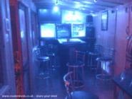 Inside bar and Tv of shed - Frankie jimmy joes, Swindon
