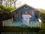 Darius (owner) with the Beach Hut of shed - The Beach Hut, Essex