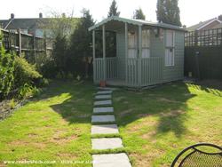 verandah added and freshly painted of shed - Myrtle, 