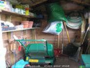 View inside of shed - Dads shed, 