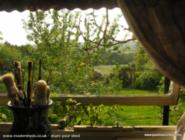 View from studio window of shed - 'The Studio', Worcestershire