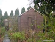 Prior to restoration of shed - 'The Studio', Worcestershire