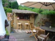 Seating Area of shed - The Beach Bar, Shropshire
